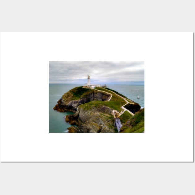 South Stack Lighthouse - Holyhead, Anglesey,  Wales. Wall Art by zglenallen